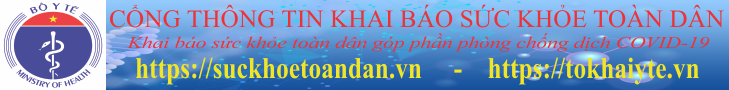 Banner Khai báo sức khỏe toàn dân